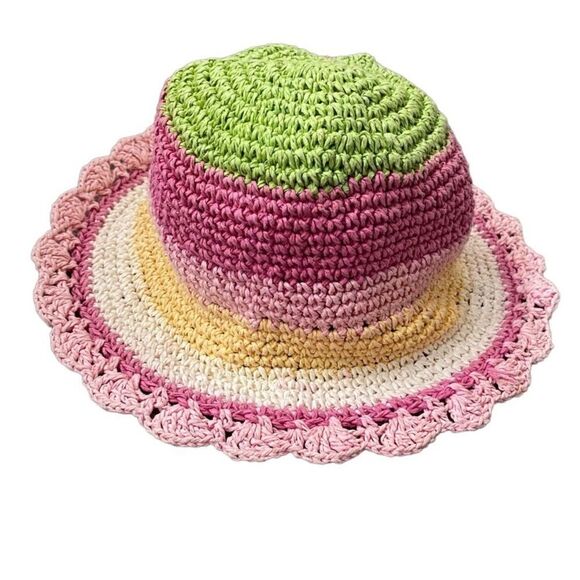 Gymboree 100% Paper Multi-Color Colorful Hat 3-4 - Picture 6 of 6